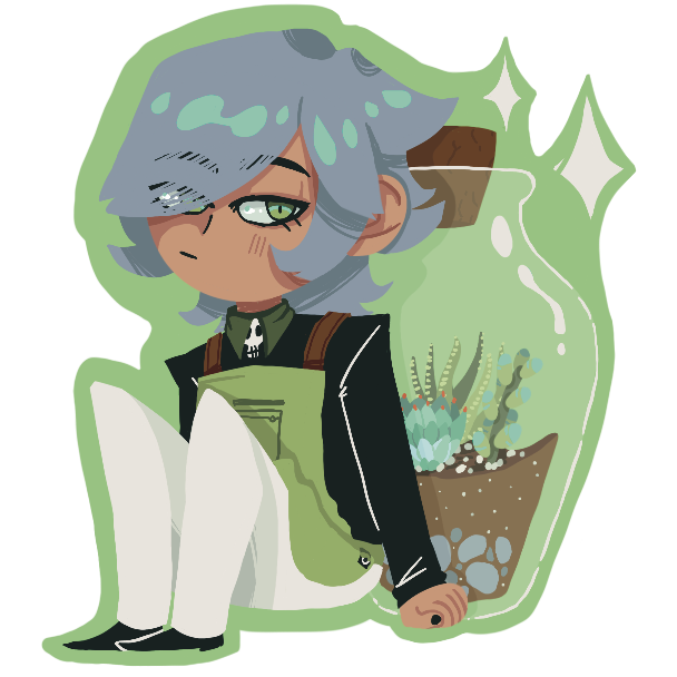 EnteleKey_Games's tweet photo. Un sticker que tendremos en la mesa en la @/vivelaconco presentando un demo de nuestro juego The Silveriver Family para que nos visiten ! !

Lo dibujó @/QuetzalKintori ✨ https://t.co/yzmsvsUa0a