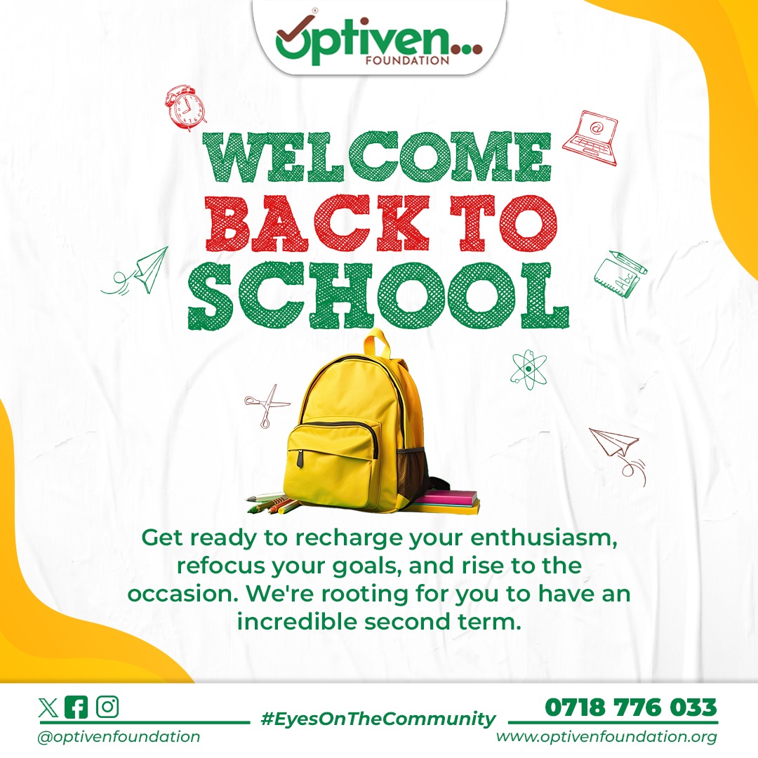 Every child deserves a hero. This 2nd term, be the hero who helps unlock a world of possibilities. WATCH👇 youtu.be/w4wnbEy3fT4?si… Donate to Optiven Foundation and fill hearts with hope, backpacks with supplies, and classrooms with dreams. For more information, visit us at