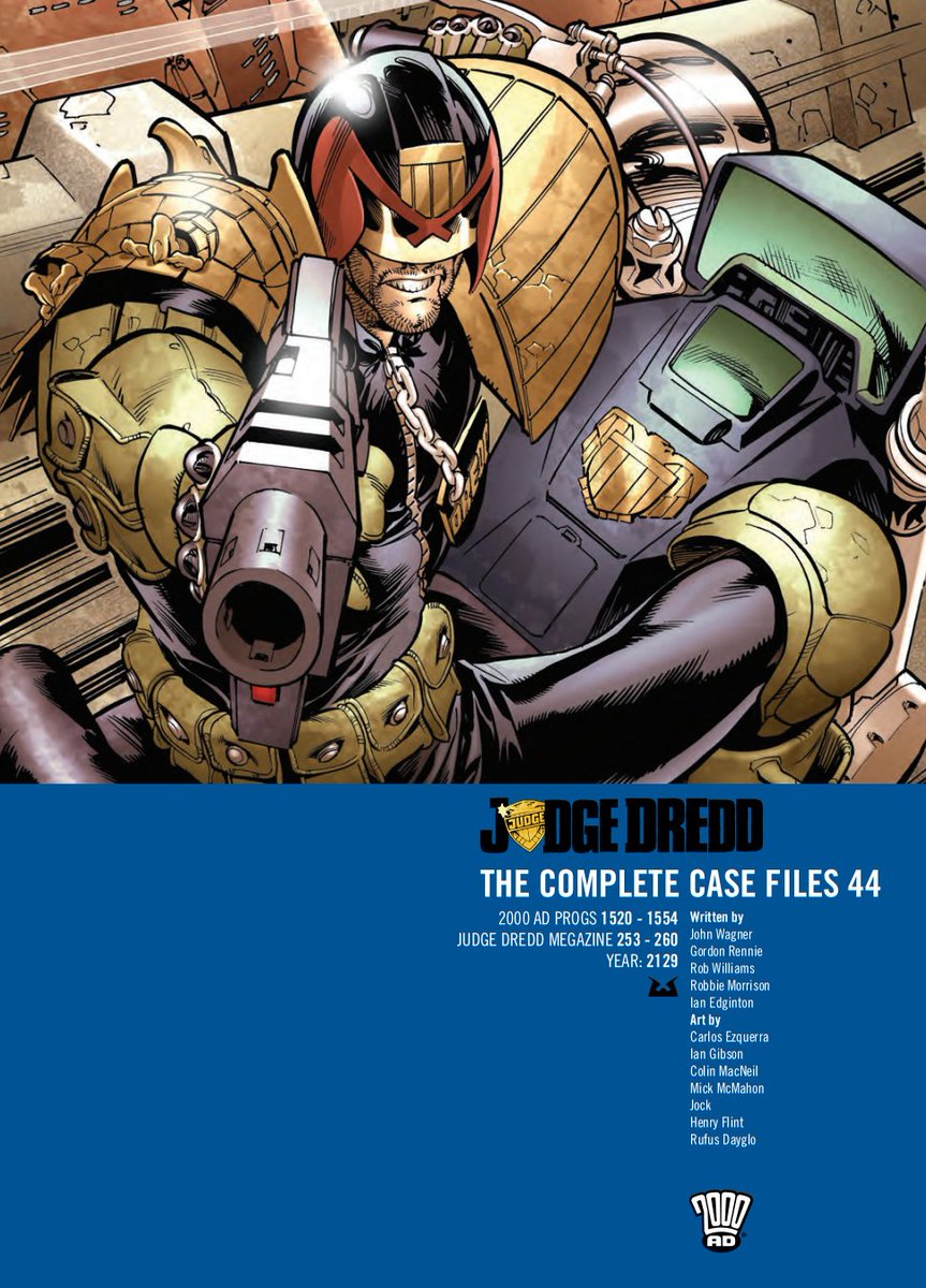 Richard takes a look at 'Judge Dredd: The Complete Case Files 44' -- featuring the second half of 'Origins' and a lot more. Check out his mega-sized preview here: comicon.com/?p=520987