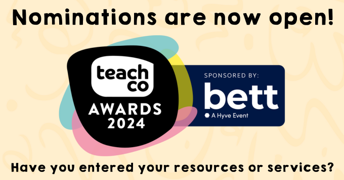 Let us shout about your resource! If it's shortlisted in the #TeachAwards we'll promote it to 250,000+ teachers via our: 📚 industry-leading magazines 💻 sector-specific websites 💬 active social media 💌 email database of 90k teachawards.com Sponsored by @bett_show