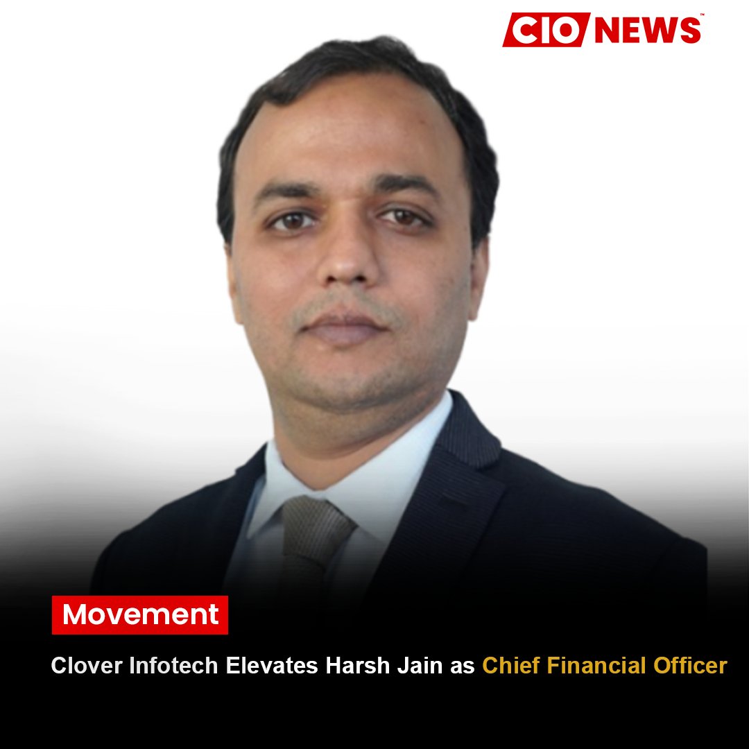 Clover Infotech Elevates Harsh Jain as Chief Financial Officer.

To know more about it, read the full article.
cionews.co.in/clover-infotec…

#CloverInfotech #HarshJain #CFO #Leadership #TechIndustry #CorporateFinance #BusinessNews
#StrategicLeadership #FinancialManagement
#TechNews