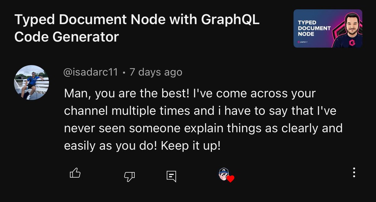 I’m not tooting my own horn but it means a lot to me to read comments like this. These comments fuel the passion and energy to create the next video. 

If you like anyone’s video, make sure to support them in some way! It goes a long way. 

🥹