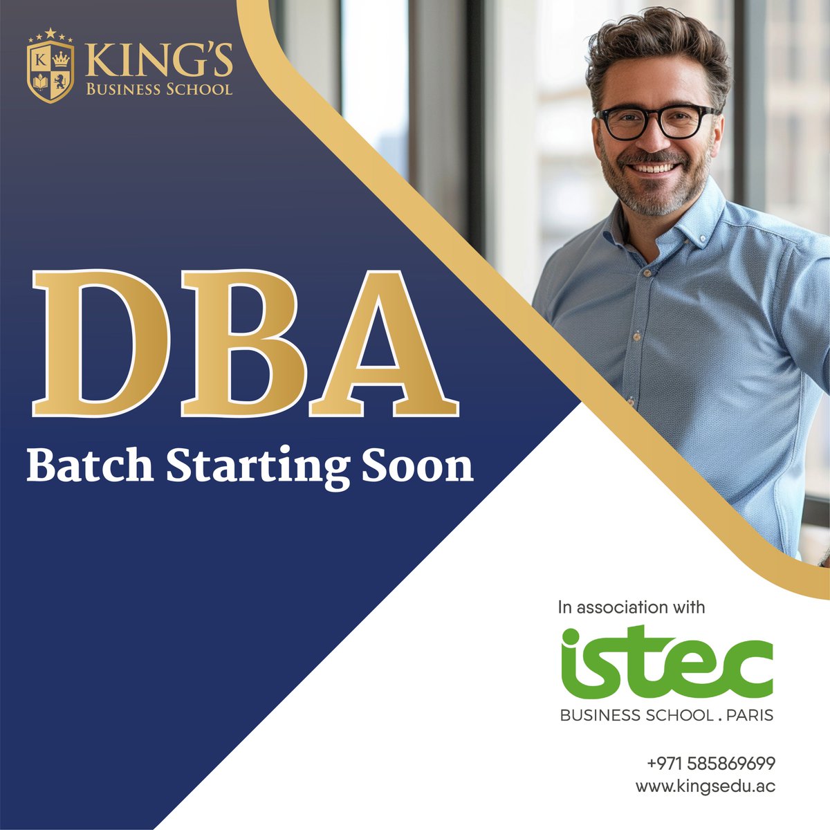 Exciting News: Our new batch of Doctorate in Business Administration (DBA) is about to commence!
Don't miss this opportunity to elevate your career – reserve your seat now!
.
.
#DBA #DoctorOfBusinessAdministration #BusinessLeadership #kingsbusinessschool #DBAProgram #KingsBSchool