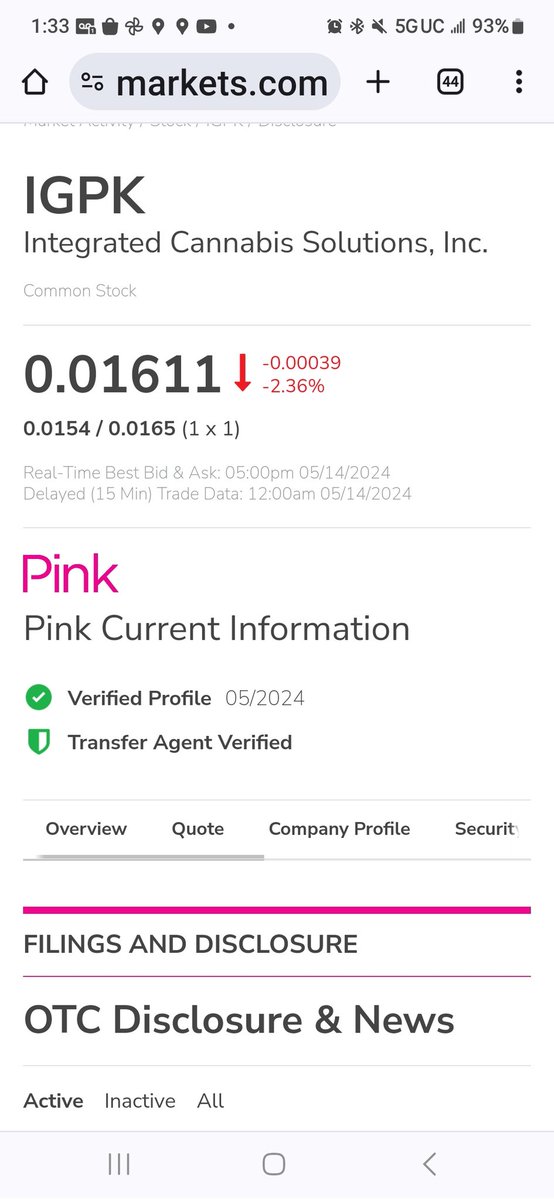 We're finally Pink