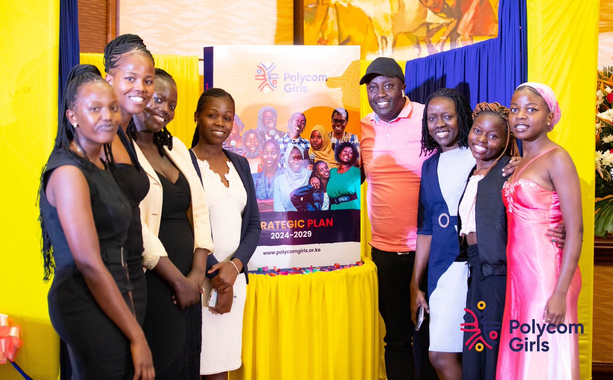 I am Soo delighted with @polycomdev ...We finally launched our Brand and also our 5-year strategic plan .. We are so honoured to have taken part of the launch and appreciate the great plans they have in store for the girls