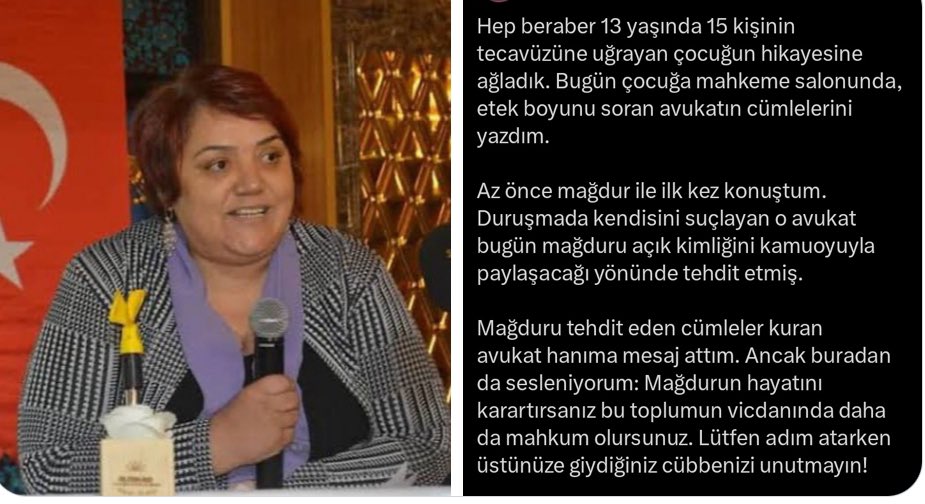 Tecavüzü etek boyuyla 'meşrulaştırmaya' çalışmak.. Anneye 'çocuğuna sahip çıksaydın' fırçası.. Tecavüzcüleri savunan bir Avukat.. Barolar Birliği bu nasıl bir yaklaşım ?!!? #GülsünDoygun #ÇocukSusarSenSusma