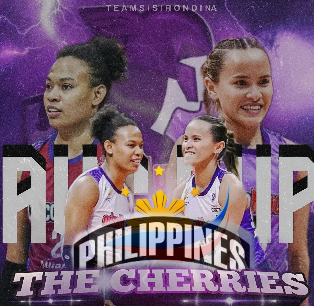 From PVL finals to AVC challenge cup! The cherries connection is on the way for the Philippine Team! #TitanPride #Philippines  💜🇵🇭