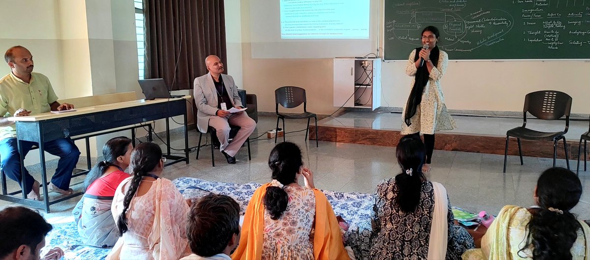 SvceBengaluru's tweet image. Concluded a successful Faculty Development Programme on #UniversalHumanValues at SVCE Bengaluru!✨

Our insightful discussions covered:

Harmony in Human Being &amp;amp;
Harmony in Society &amp;amp; Harmony in NatureCoexistence at All Levels
Thanks to the AICTE UHV team for their guidance!
