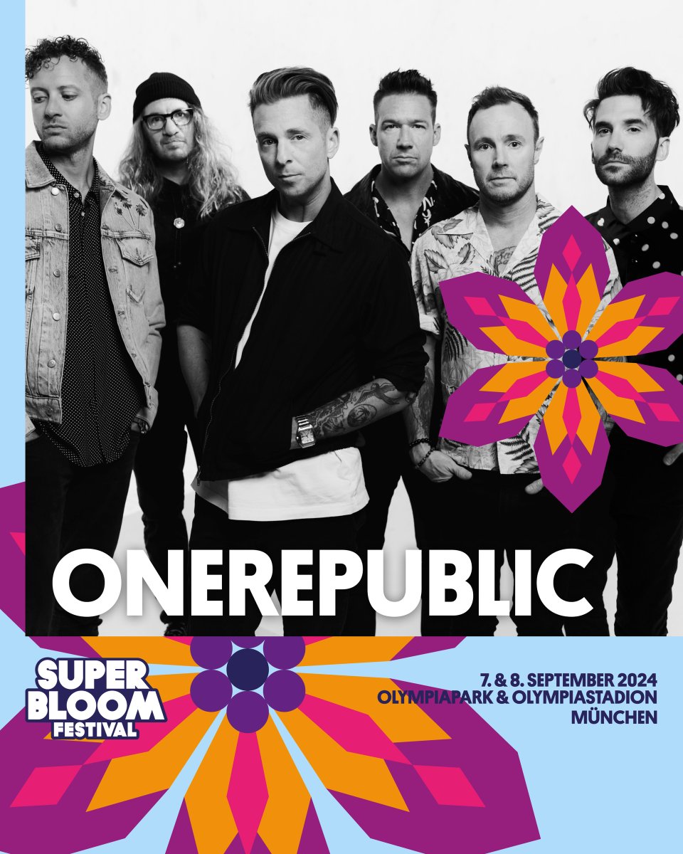 We've got another one for you, Germany! Catch us at @superbloomde this September in München. Get your tickets here: superbloom.de #SUPERBLOOMmunich