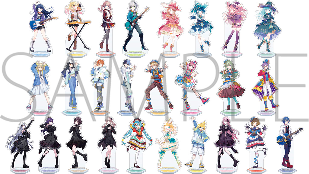 🥞🐹のアクスタをとても並べたい Flyer!の衣装が男女共にいーーーー