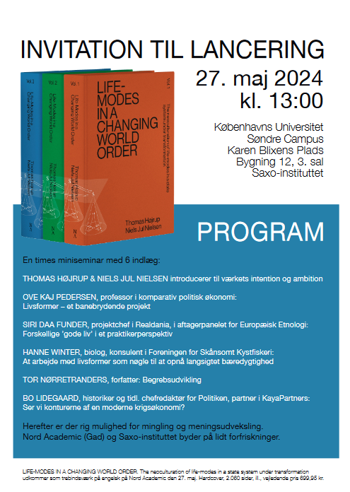 I meget fint selskab den 27 maj. Kystfiskeri som livsform kan fremme bæredygtighed. Er i hvert fald min pointe i de fem minutter jeg får tildelt...