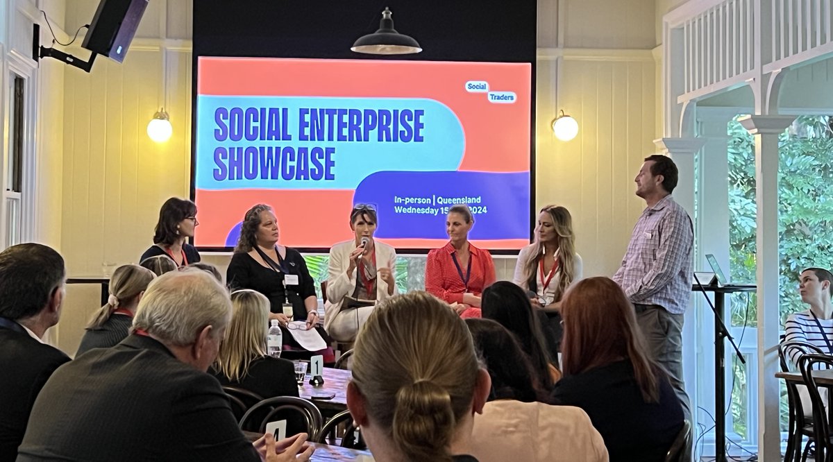 Our CEO <a href="/danielleduell/">Danielle Duell</a> on the need to make opportunities to buy from social enterprises more visible and compelling to buyers, while also making the process less cumbersome for sellers <a href="/SocialTradersAU/">Social Traders</a> #purposeledbusiness #procurement #socent #purposeinpractice #impact #diversity