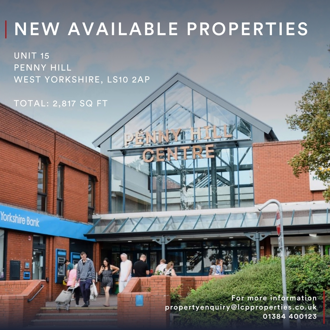 Available unit at Penny Hill Centre, LS10 2AP

Unit 15  |  2,817 sq ft unit

The heart of Hunslet, it is the district centre with @Morrisons and a range of national retailers including @Greggs and @CardFactory

#pennyhillcentre #hunsletleeds #northeast #availableproperties
