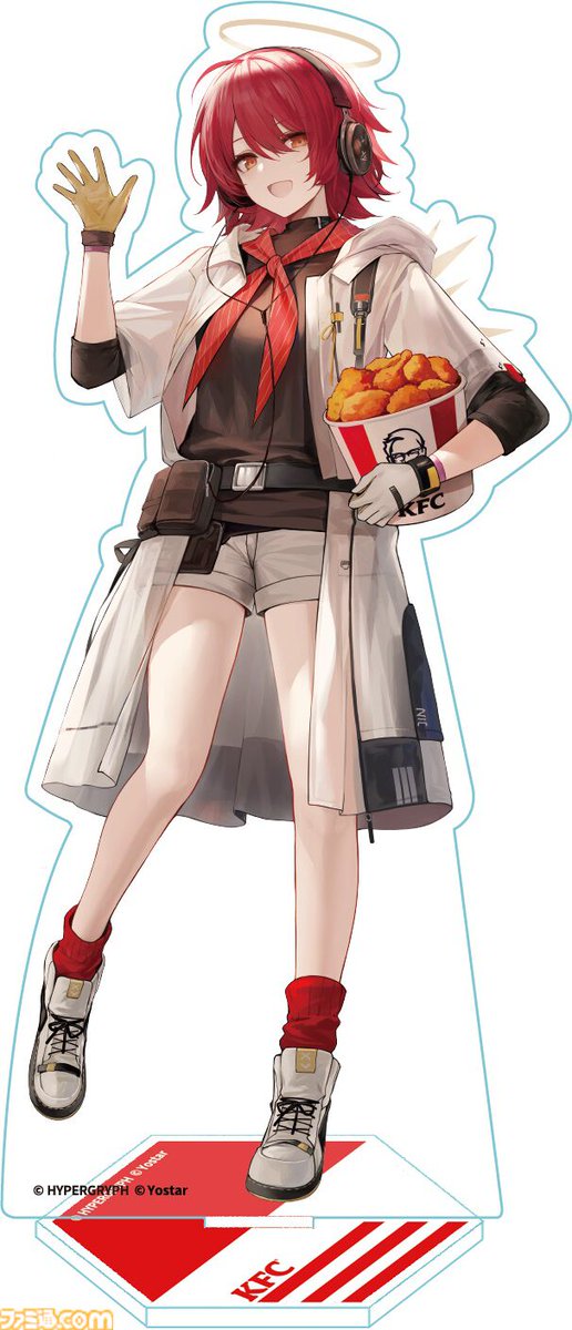 レア限定　アークナイツ KFCコラボアニメPV複製原画　エクシア　イフリータ