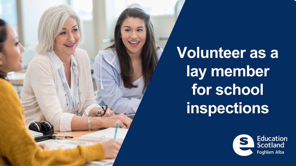 Our HM Inspectors are looking for volunteers to join their teams during school inspections. We’re looking for lay members with a variety of different skills and experience, so why not join the team? Apply before 24 May: ow.ly/7pV850RyvKm