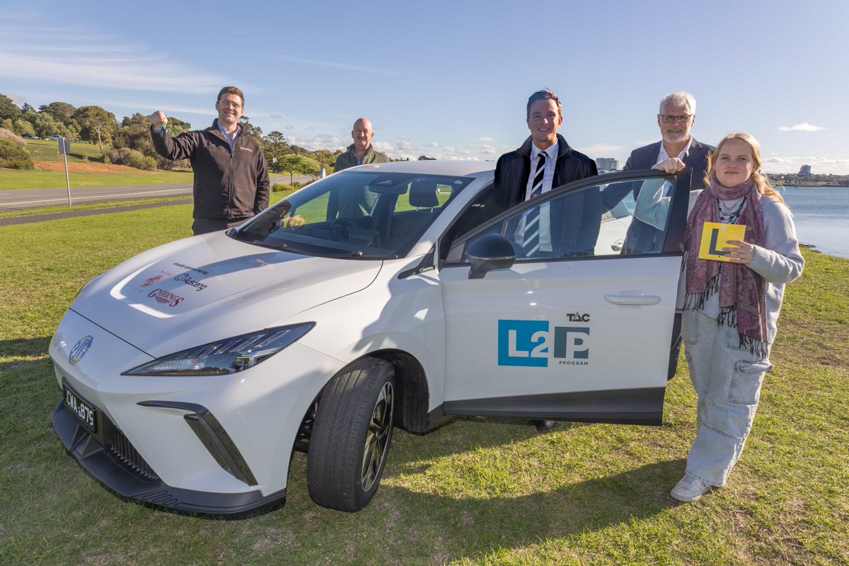 🚘The addition of a ninth vehicle to the TAC L2P program will see even more young people supported in obtaining supervised driving hours. 🚗The new vehicle, an electric MG4, will be based at Grovedale. 👩Last year 186 learner drivers participated in the program.