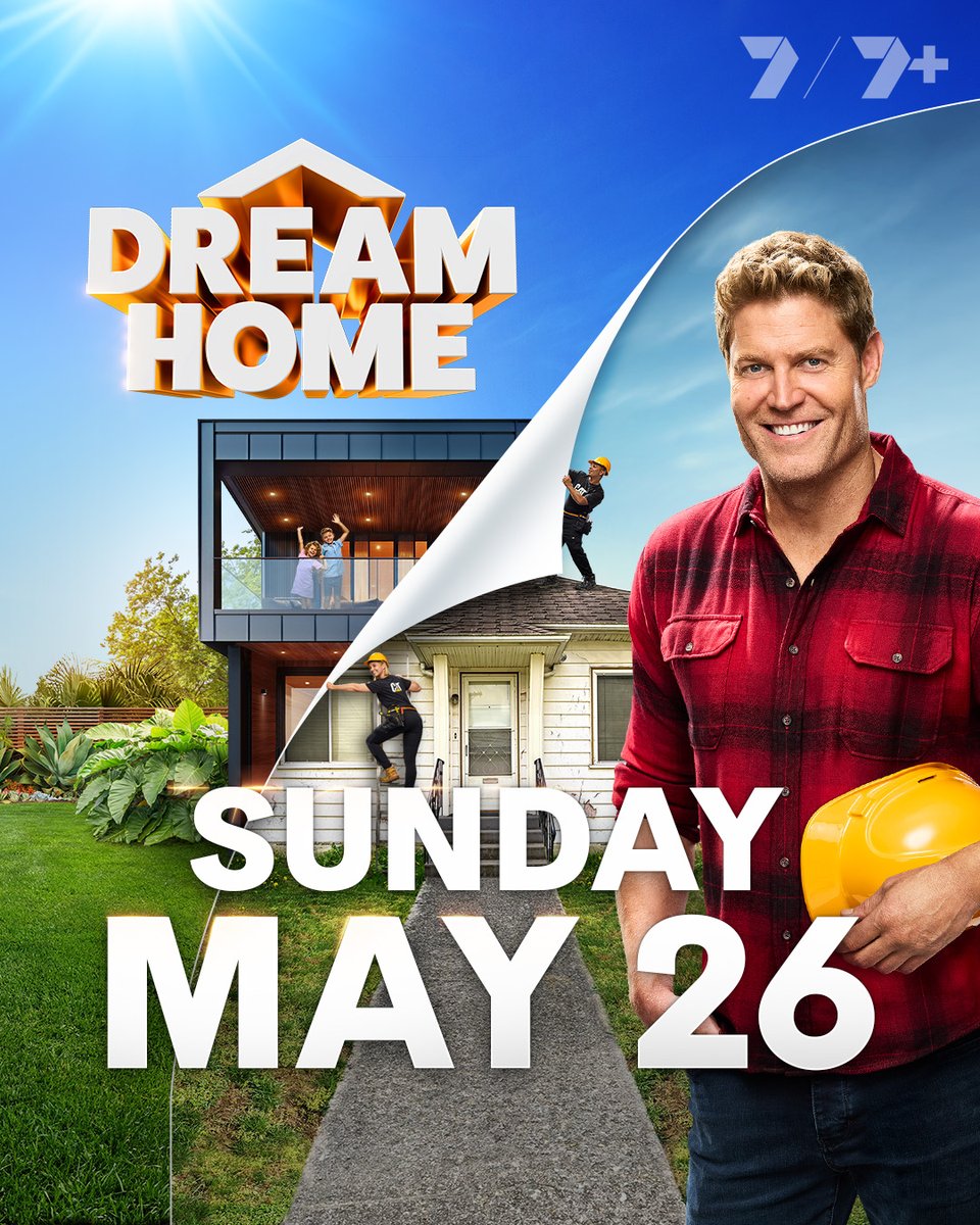 Mark your calendars! #DreamHomeAU starts Sunday May 26th on Channel 7 and @7plus🏠