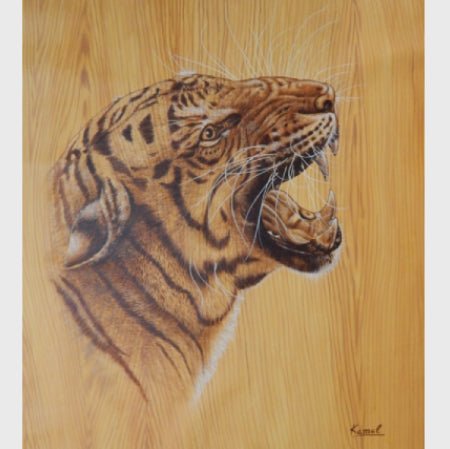 Unleash the spirit of the stallion with this stunning masterpiece. 🌟 

Buy Now: bhushanart.com/products/tiger

#woodenPainting #EquineArt #AnimalArt #ArtisticExpression #FineArt #ArtLovers #WallArt #HomeDecor #ArtForSale