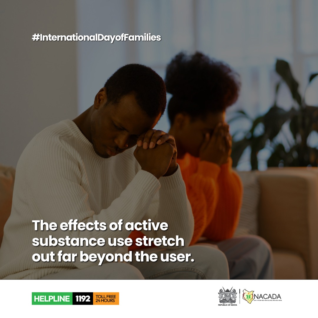 The  effects of active substance use stretch out far beyond the user.  Immediate family members are also affected when their loved one has the  problem. Whether it’s a child, parent, or spouse, addiction alters the  lives of anyone who loves the person #SayNoToDrugs…