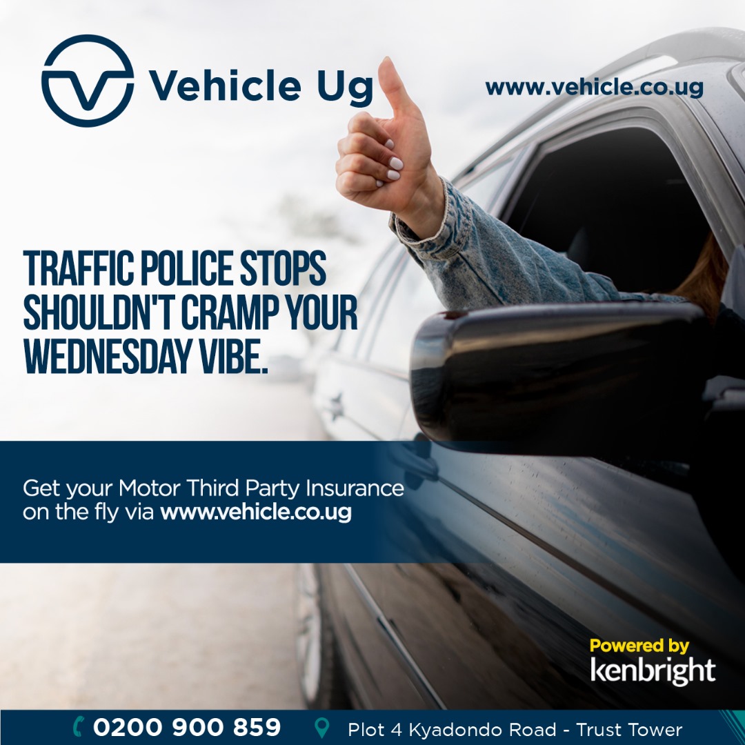 Vehicle_UG's tweet image. Abrupt traffic police checks don’t have ruin your day! When you have Motor Third Party Insurance, you are safe from the tension &amp;amp; possible inconvenience.

Get yours on the fly via vehicle.co.ug. 

#TheBrightSide  #MotorThirdPartyInsurance