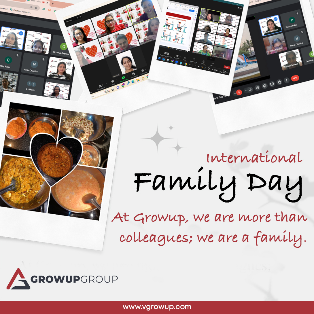 Today, on International Family Day, we celebrate unity & gratitude at @TheGrowupGroup We're not just colleagues; we're family. Thank you for the support & dedication that built our strong foundation. Here's to our work family #InternationalFamilyDay #WorkFamily #Unity #Gratitude