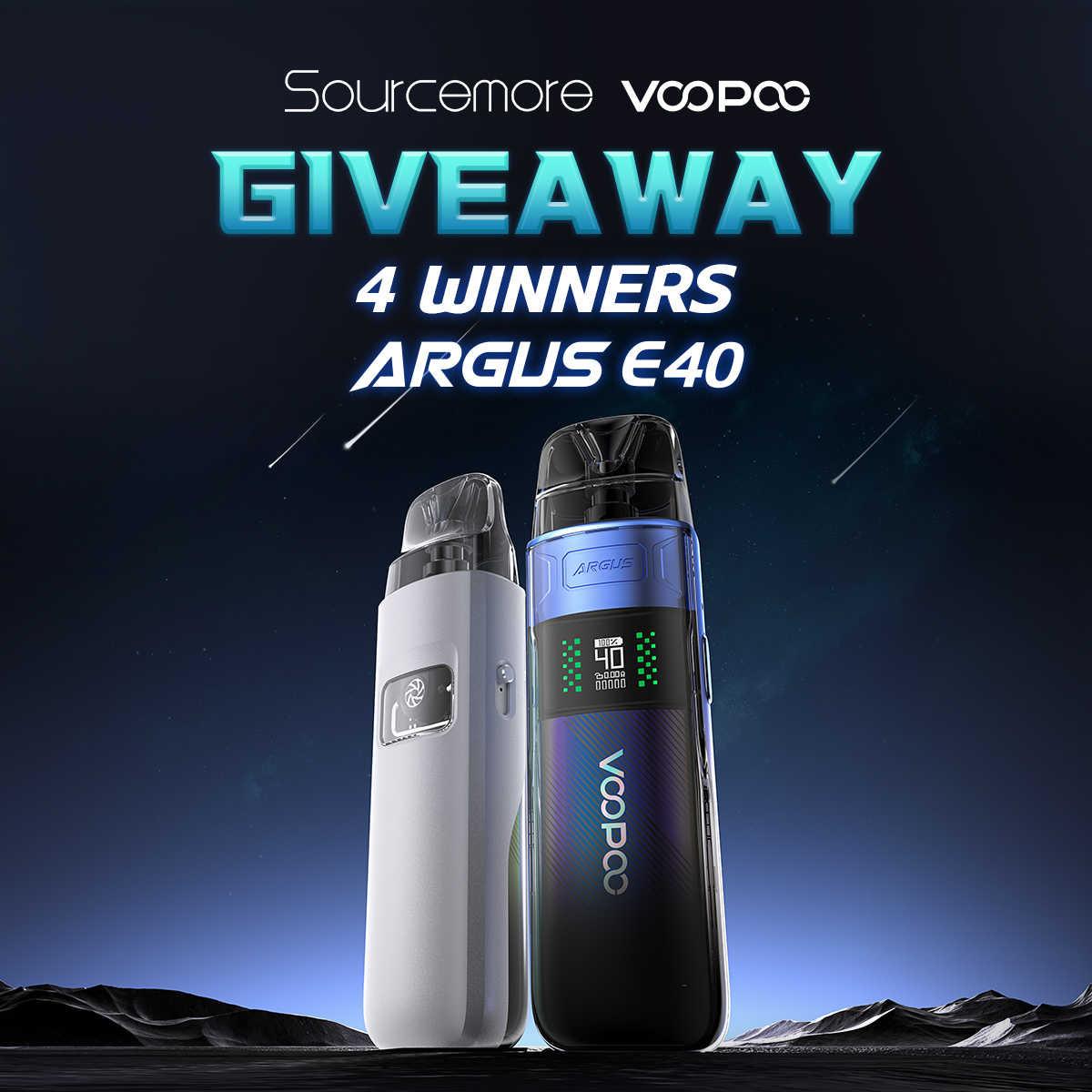 GIVEAWAY ALERT! 🔥 Here comes VOOPOO & Sourcemore Giveaway! VOOPOO Argus E40 Kit 😍 Terms & Conditions 👉sourcemore.com/voopoo-argus-e… Join in on the fun and you could be our lucky WINNER! 🏆 ⚠ Warning: The device contains addictive chemical nicotine. For Adult use only.