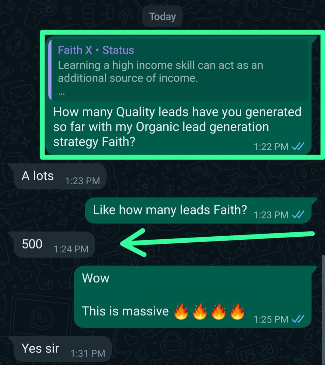 Wanna attract over 500+ quality Facebook Organic leads with my Ebook like Faith🔥

No more long talk 🧢

What is working is working 🔥

The ebook is still available 

Like 👍 

Follow me 👊🏼

Comment "Free Lead"

Repost will be appreciated 

And I will send it to you.