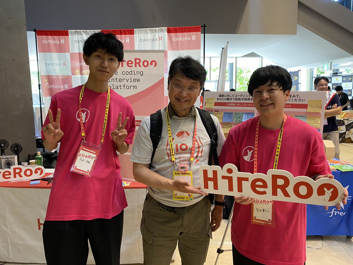 HireRooinc's tweet photo. Matzさんにお越しいただきました！
企画にも参加いただきありがとうございました！ https://t.co/xIEEhHWXd7