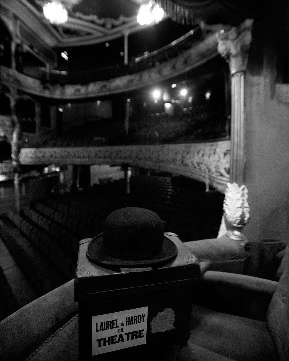 Stan Laurel's bowler hat returns to the stunning Olympia Theatre in Belfast, 70 years after the boys trod the stage there. 

A highly emotional moment that I'll never forget!