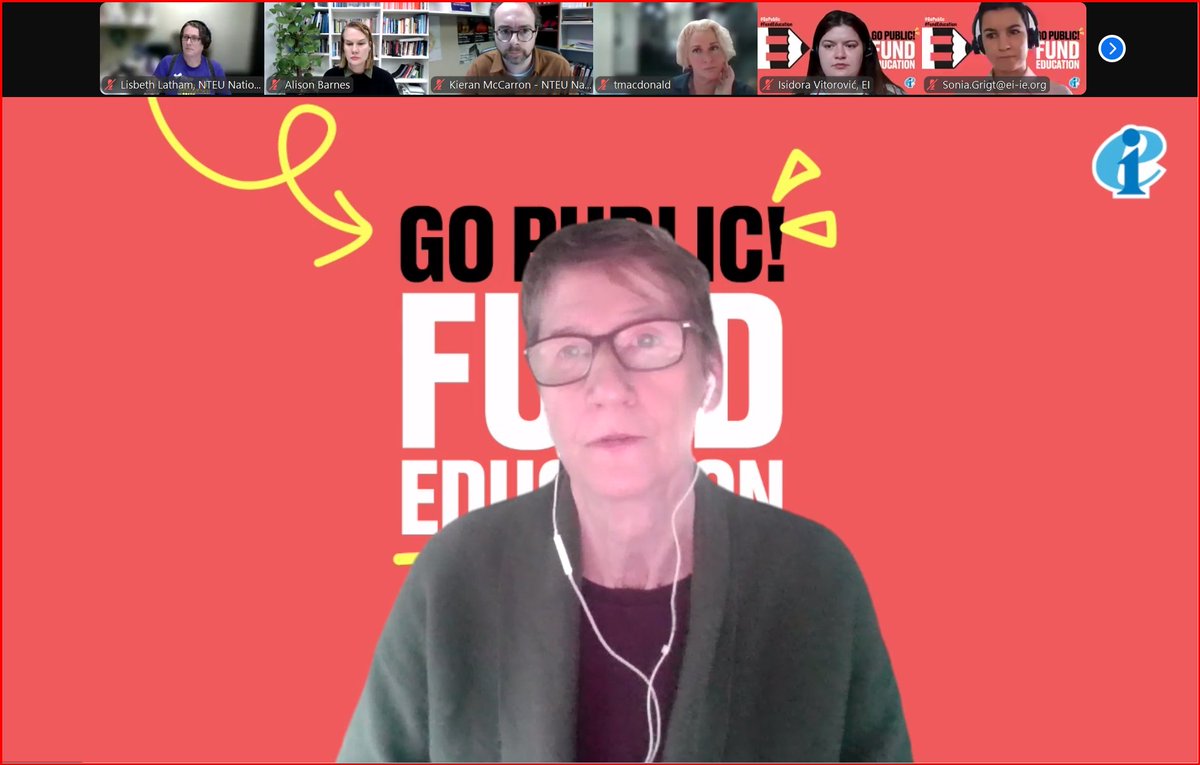 eduint's tweet image. 📺🎓"Universities at the Turning Point: Go Public! Fund Education is live! 🗨️Susan Hopgood, EI President, states: 'We must resist budget cuts and privatisation to ensure our higher education systems are inclusive and equitable.'
@NTEUnion
#GoPublic
#FundEducation
