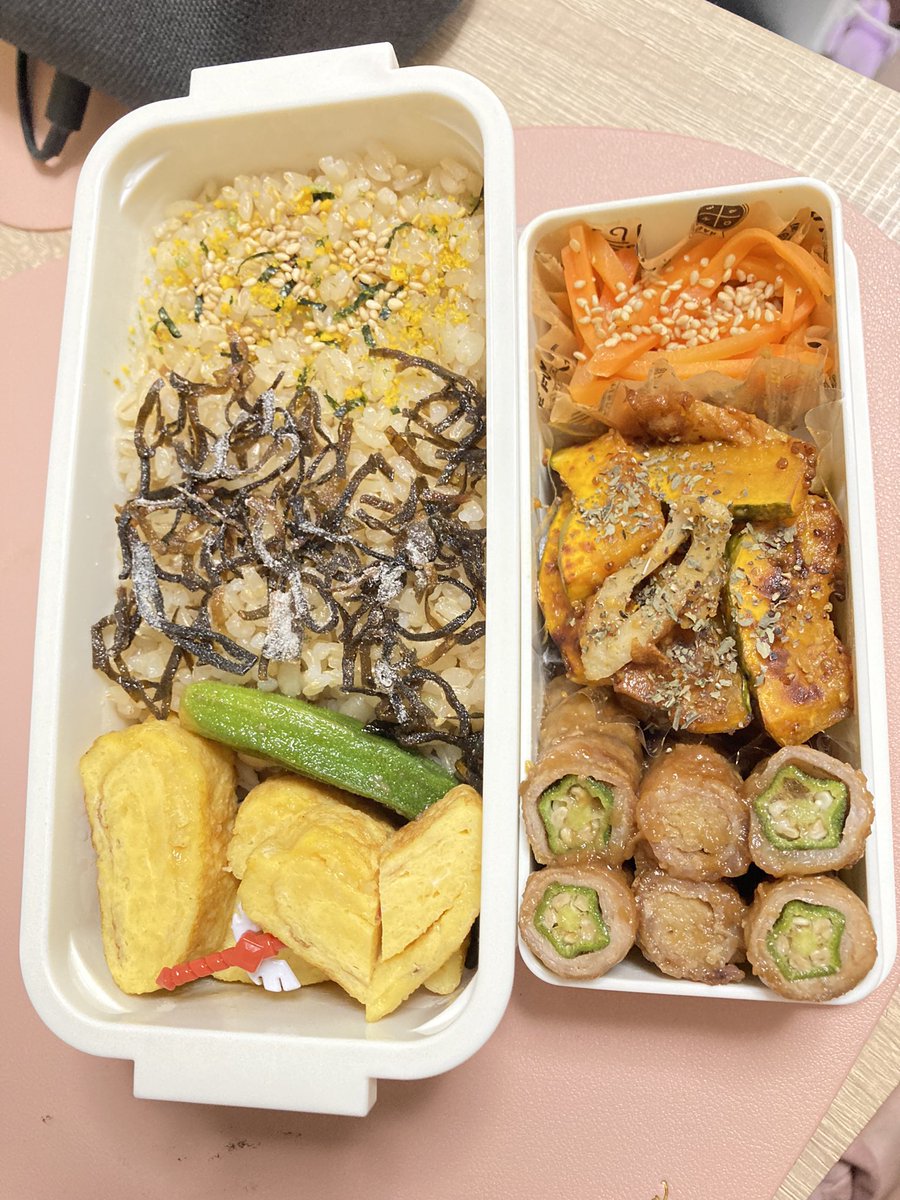 本日も愛妻弁当〜！美味しすぎる🥹
毎度毎度感謝です…！！仕事頑張れます
ﾆｸﾏｷﾆｸﾏｷ!!🍖