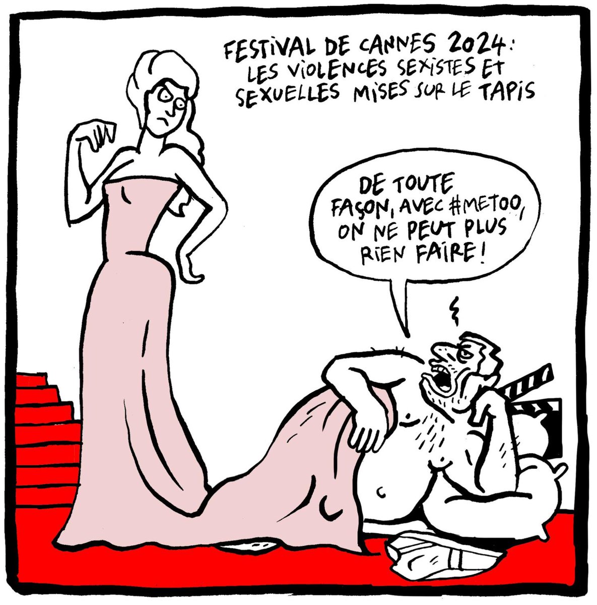 À Cannes, les violences sexistes et sexuelles mises sous le tapis. Par @Cocoboer ✏️ #Cannes2024