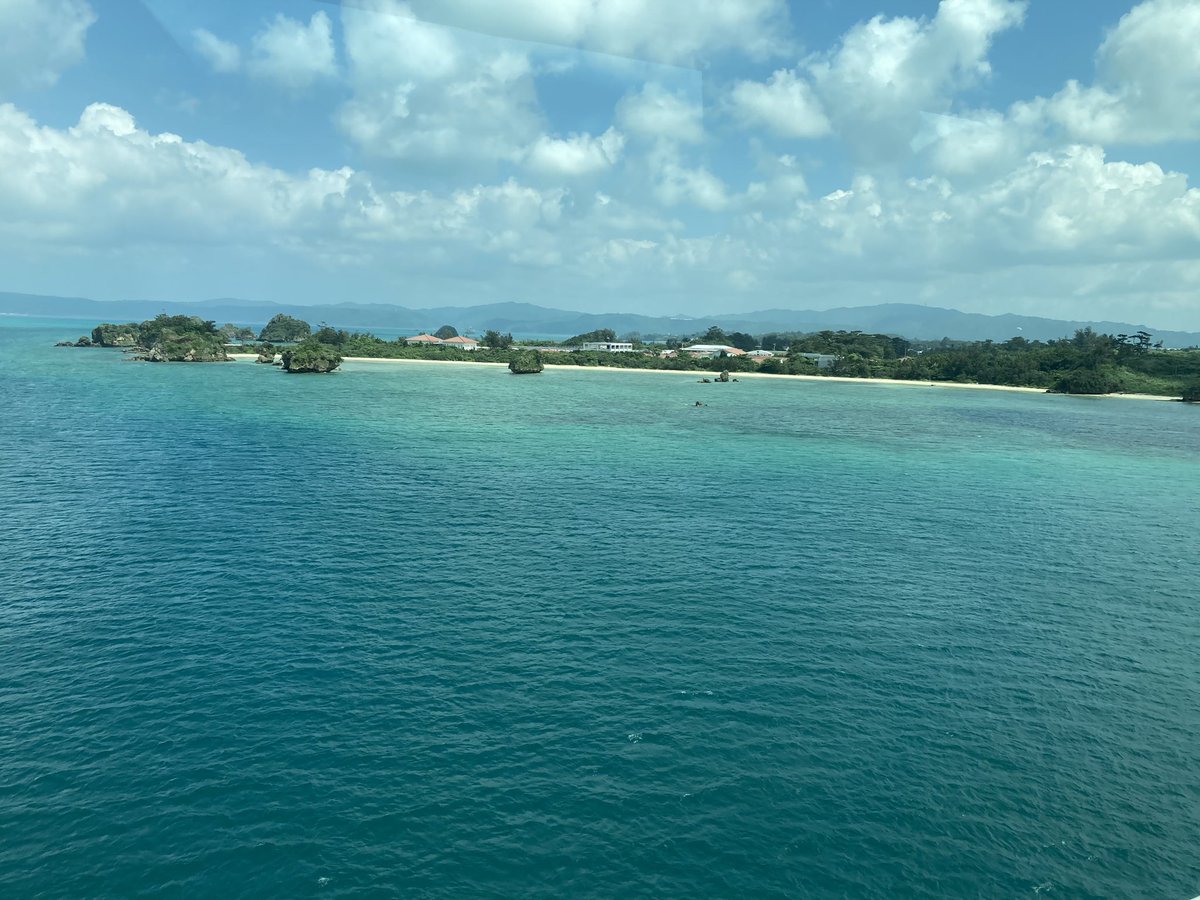 梅雨入り前に来れてよかった！
沖縄の海🩵