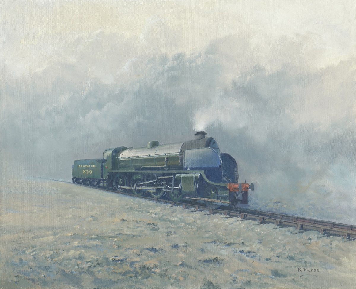 Southern Railway class S15 Oil on Canvas. 20' x 16' Prints, cards etc of this painting are available on the website -redbubble.com/i/art-print/So…