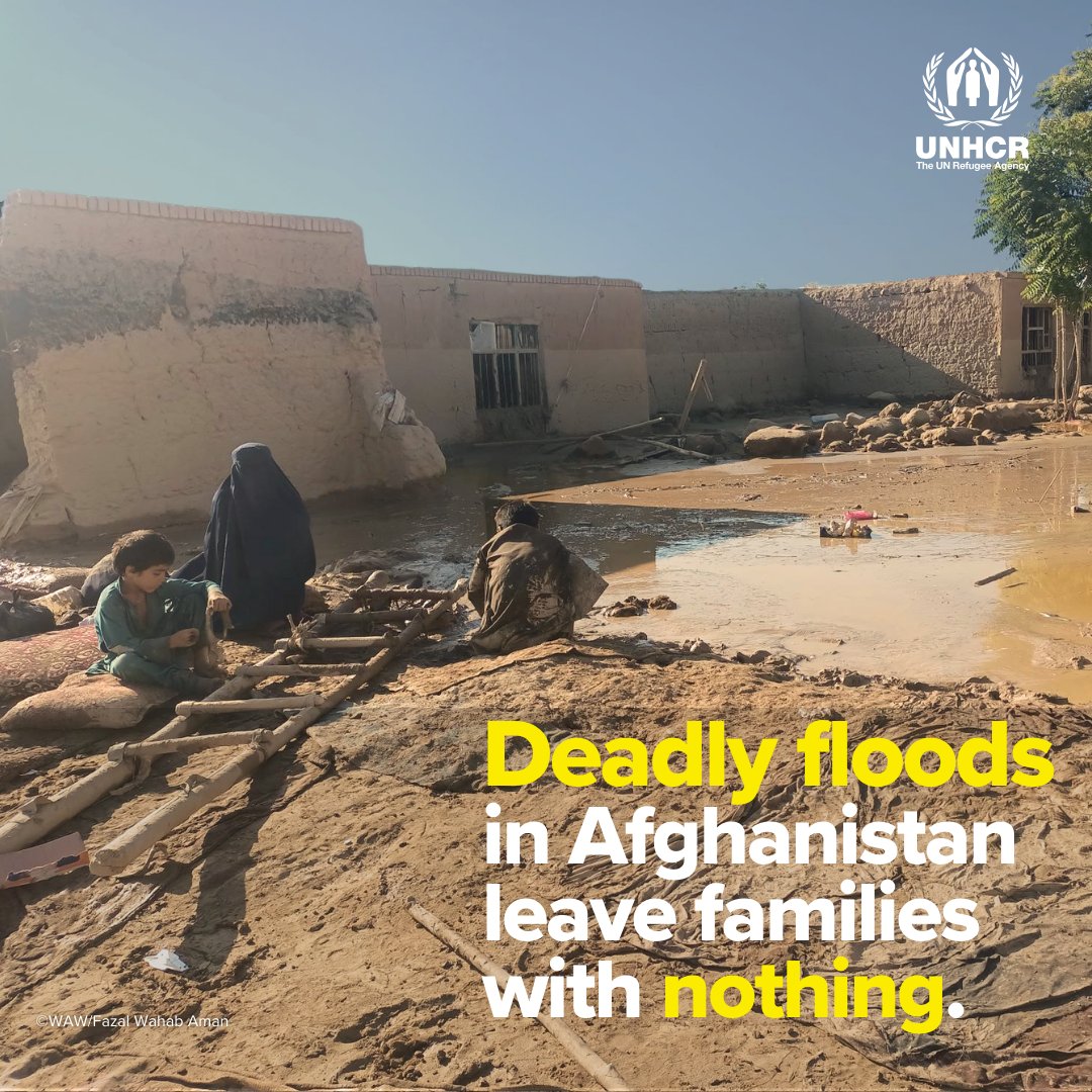 Thousands of Afghans are urgently in need of assistance in the aftermath of severe flash floods in Northeastern Afghanistan. UNHCR and partners are on ground to deliver critical aid including emergency shelter, clothing and other relief items to those affected.