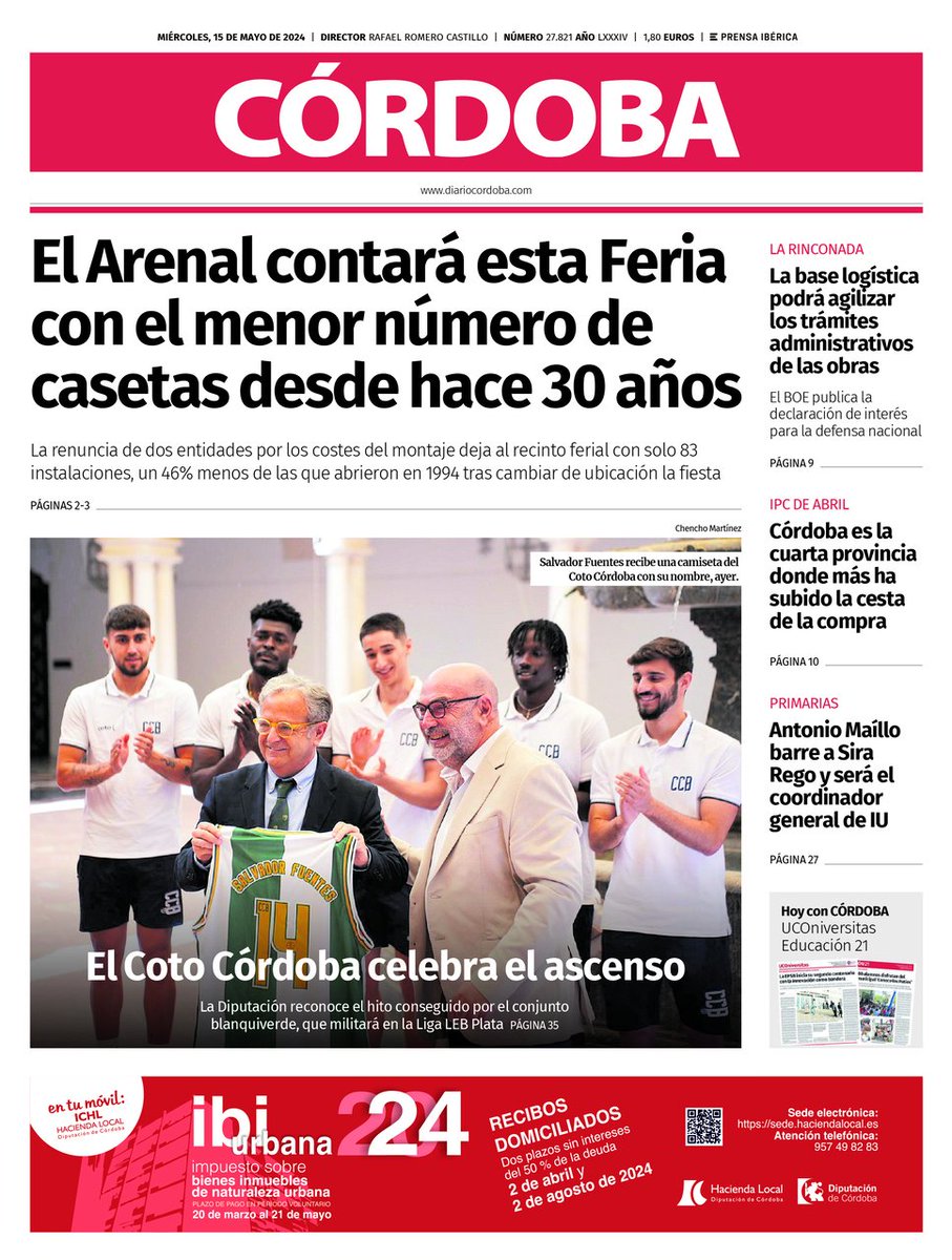 📰 EN PORTADA / Así viene la prensa en el día de hoy 👇