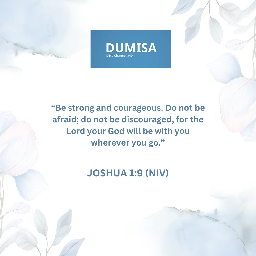 Are you feeling unsure or afraid about the path ahead? 

No need to...
Trust in God's unfailing love and guidance as you navigate through life's challenges. 

Tune in to DumisaTV for more daily inspiration and Christian living. 

#TrustInGod #DumisaTV #Faith #Hope #Courage