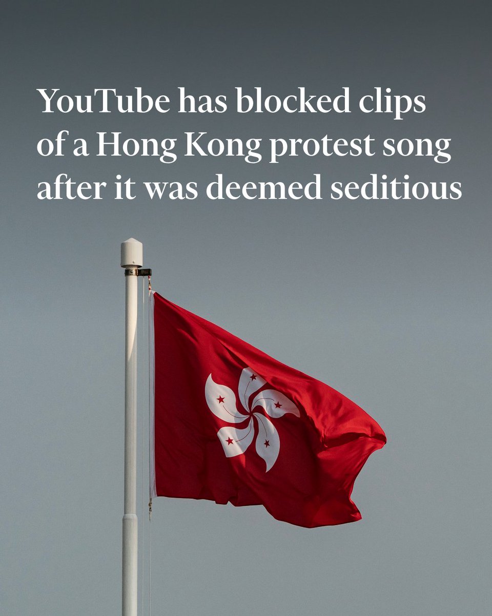 The platform said it was 'disappointed' by the court's move to ban 'Glory to Hong Kong' and might appeal against the decision. on.ft.com/3WHTkKR