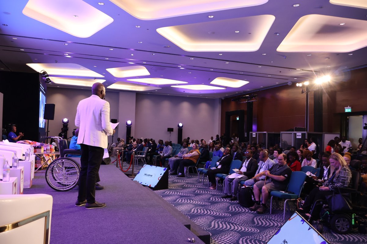 Day 2 of #InclusiveAfrica2024 and the energy is electric! ⚡️ Minds are fresh, crowds are buzzing, and the future of #DigitalAccessibility is bright! Let's do this!