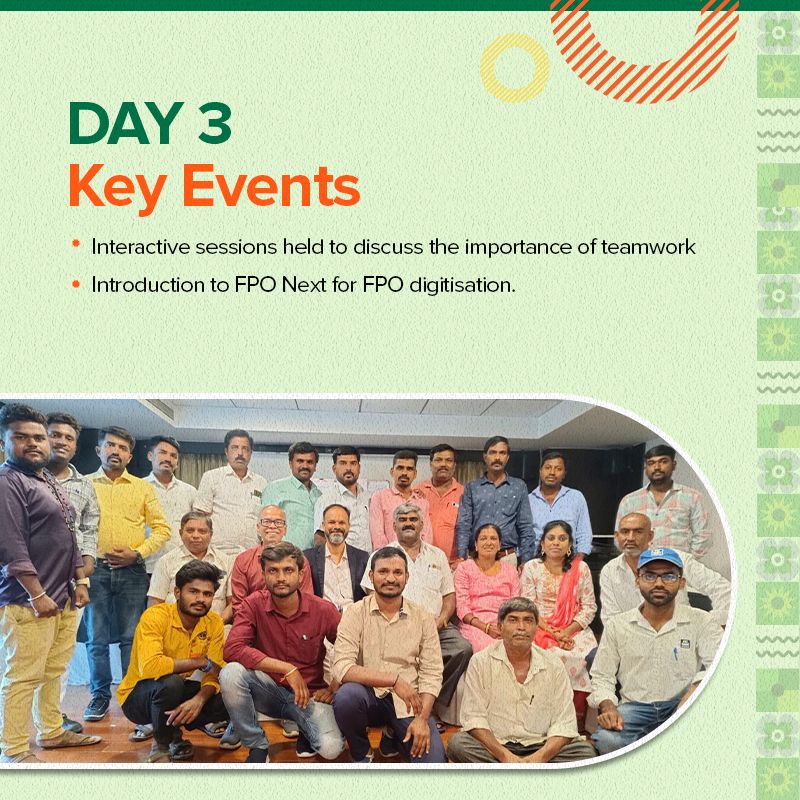 1/ From March 27th to 29th, 2024, Samunnati Foundation partnered with Yara Digital Farming India Pvt Ltd. to conduct a transformative training program for ten Farmer Producer Organizations (FPOs) in Bengaluru.

#Samunnati #Samunnatifoundation #FPOs #FPOAcademy #Eventhighlights