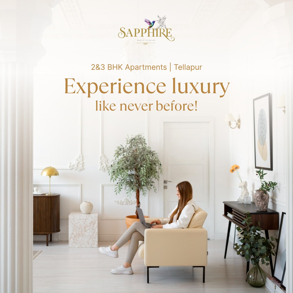 Experience the epitome of refined living at Sapphire, where every moment is a harmonious blend of contemporary comfort and natural beauty!

#Sapphire #PremiumApartments #2&3BHK #Tellapur #Hyderabad #FortuneGreenHomes