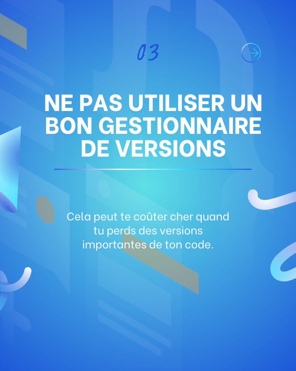 CalebElat's tweet image. 📌O4 Erreurs qui font perdre du temps à un développeur.
#DéveloppementWeb
#Productivité
#CodeClean
#TestsUnitaires
#GestionDuTemps
#Développeur
#Programmation