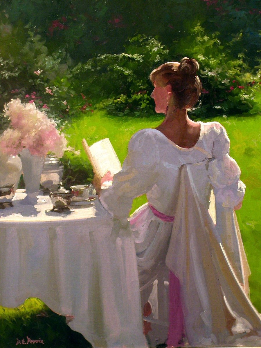 #BuongiornoATutti amici #GoodMorning #friends I have always imagined that Paradise will be a kind of library. Jorge Borge 🍃🌸🍃 #WednesdayMorning #15Maggio #WednesdayVibe #GoodMorningEveryone #Art #Artist Dennis Perrin