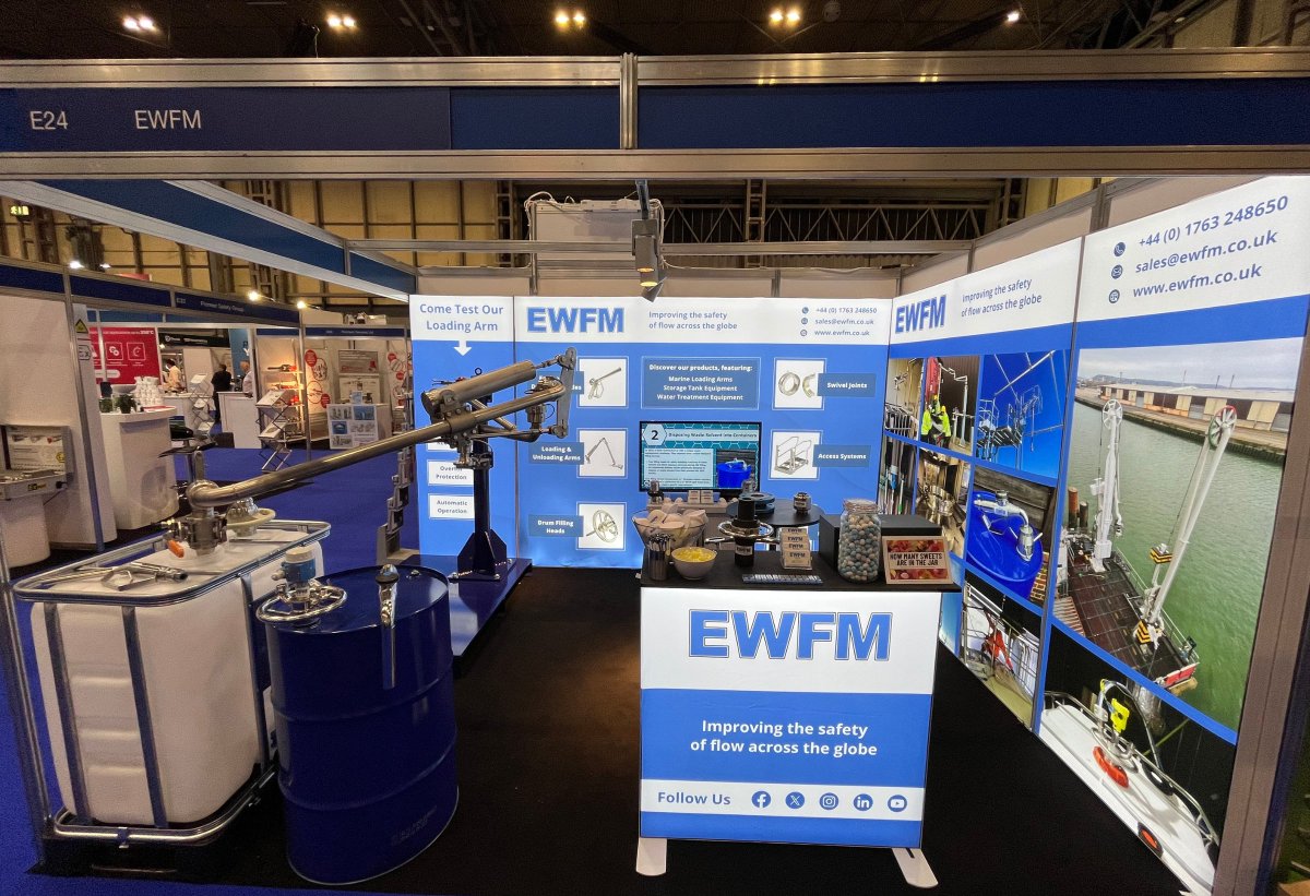 And the doors are open!🚪

@chemukexpo is finally here!🧪

Stop by Stand E24 to meet with the EWFM Team to discuss any current or upcoming chemical projects and witness live demonstrations of one of our Loading Arms and much more!
#CHEMUKEXPO #ChemicalIndustry #Chemicals  #EWFM