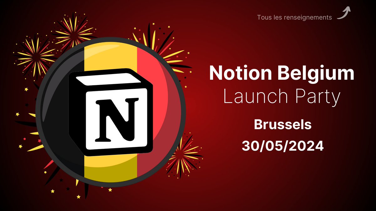 Bienvenue à la 1ère rencontre de la Communauté Notion Belgium / Welkom bij de 1ste bijeenkomst van de Notion Belgium Gemeenschap / Welcome to the 1st Notion Belgium Community Meetup. krea.li/ncb