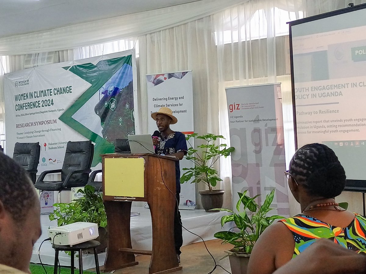 'Youth MUST be included in climate policy formulations in Uganda.' @zandy_isaac Program Manager @GayoUganda shared at the @WomenClimate1 research symposium. Together, let's ensure their voices are not just heard, but actively reshape the policies that will define our Future.