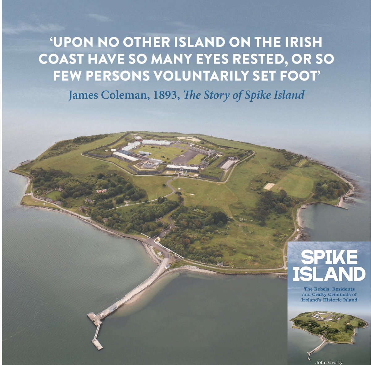 A penal legend A momentous fortress A remote monastery An island home Ireland’s historic island, Spike Island #Cork #Ireland