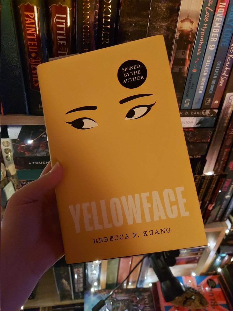 going to Munich today to see @kuangrf read #Yellowface and I'm so excited! 💛