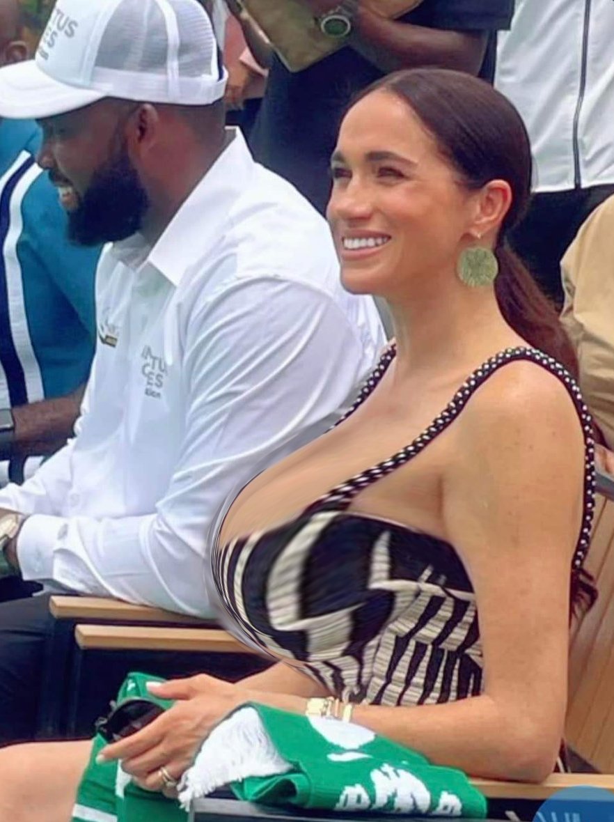 Whilst we greatly admire the work of Princess Meghan, we cannot condone flying to Nigeria for a boob job. Think of the carbon footprint, not to mention single use plastics.