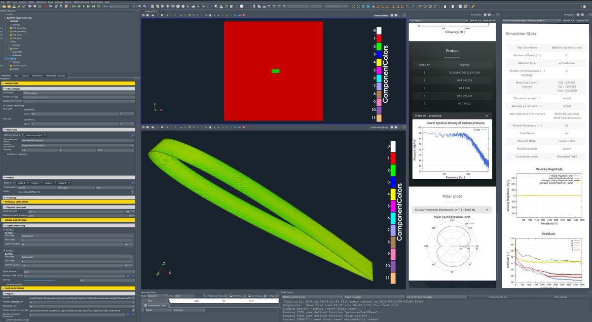 LubosPirkl's tweet photo. 🖥️🌀 Airfoil Acoustic Benchmark NACA 0012📊🔊
NACA 0012 Acoustics Benchmark Case Study (free download available): 📖:
https://t.co/XsxNEvwhF0
Full PDF Report:
https://t.co/mGBowxXCeP
#CFD #CAA #Acoustic #Benchmark #Simulation #FluidDynamics #aerodynamics #FlowVisualization https://t.co/K81D9KO5l6